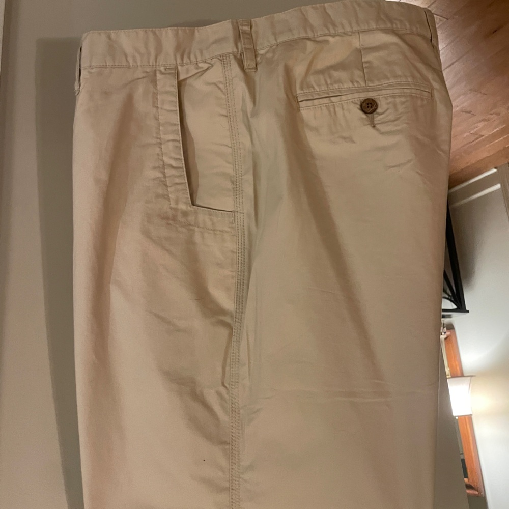 Mountain Khakis Tan Relaxed Fit Poplin Pants color: Tan
